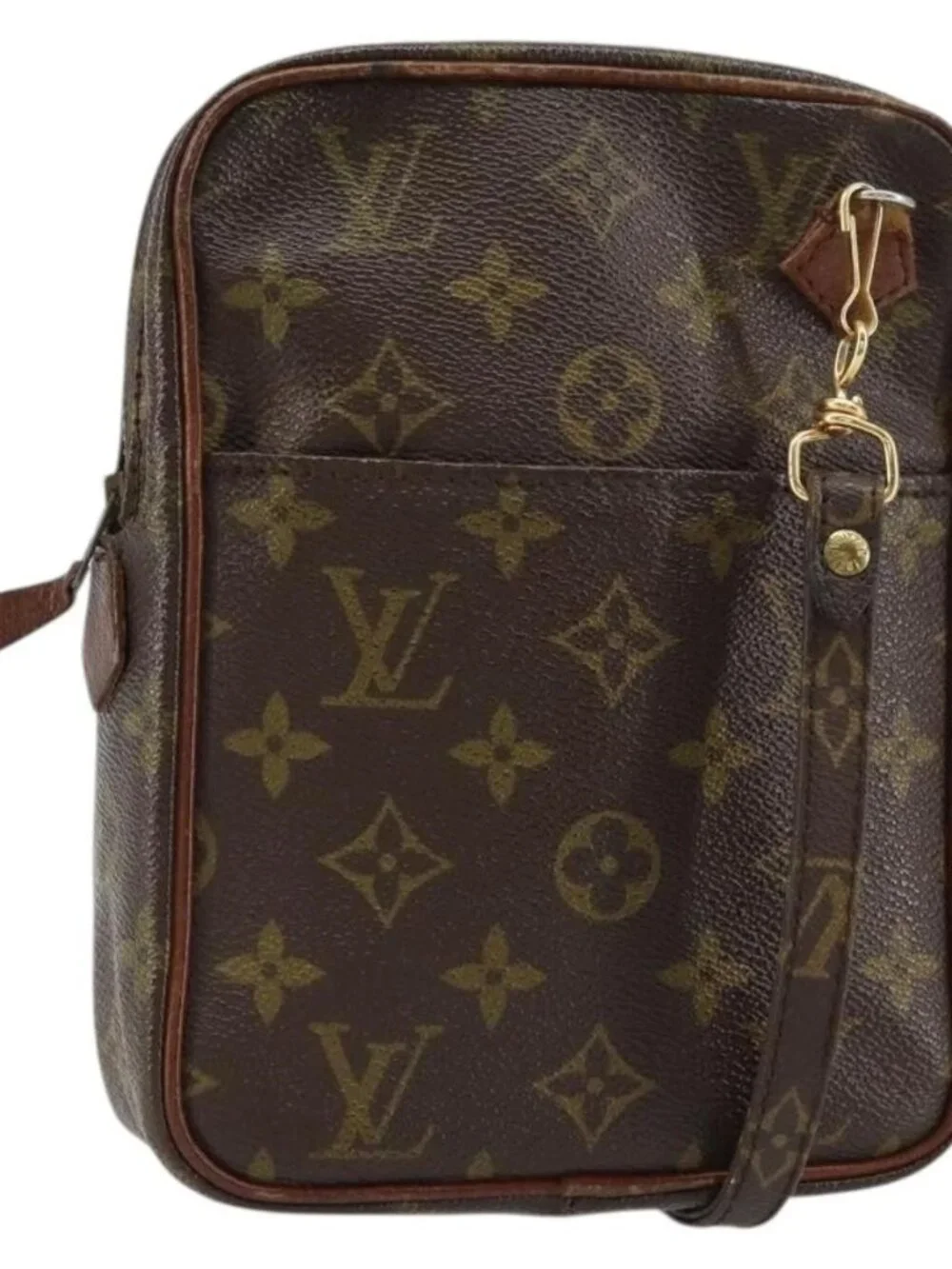 LOUIS VUITTON Monogram Danube Shoulder Bag Vintage M45266 LV Auth 160227